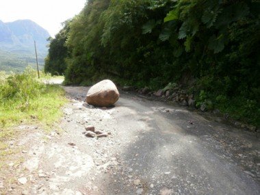 Serra do Corvo Branco: Obra é feita para garantir o acesso