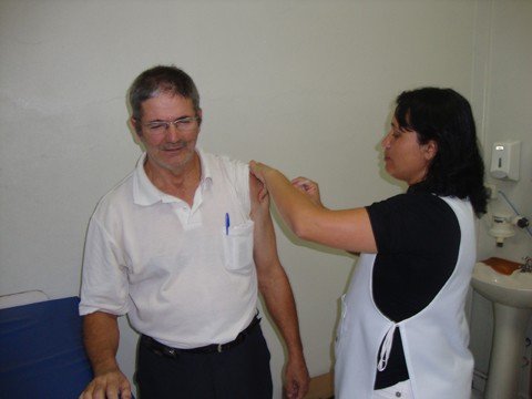 numero-de-gestantes-e-abaixo-do-esperado-1 O aposentado Miguel Teixeira Elias, 60 anos, não dispensou a vacina