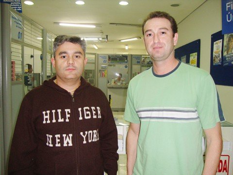 populacao-esta-amedrontada-1 André Bello e Guilherme Porto estão há 15 dias no comando da lotérica.