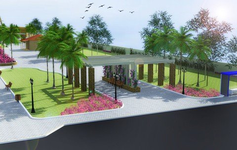 obras-iniciam-este-ano-1 A revitalização da praça Presidente Tancredo de Almeida Neves foi desenvolvida em total conformidade com as normas de acessibilidade. Ajardinamento, construção de quiosque e pergolado e um projeto especial de iluminação são alguns dos destaques.