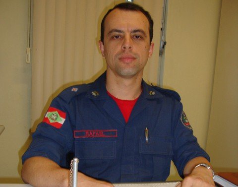 2-acidentes-ao-dia-com-feridos-1 Segundo o tenente Rafael, acidentes com motos são uma rotina diária em Tubarão.