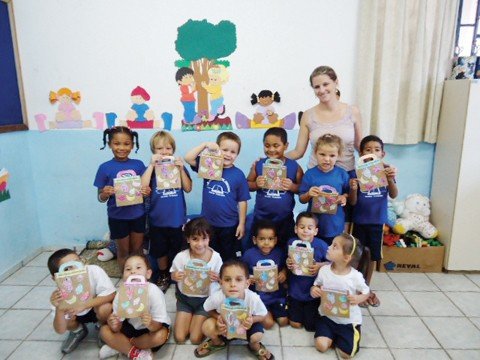 escola-tambem-e-lugar-de-saude-e-nutricao-1 Lanchinho diferente e muitas atividades divertidas levaram uma série de informações importantes para os pequenos.
