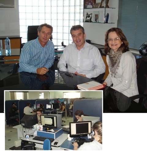 um-mercado-cheio-de-lacunas-1 Roberto Michels, diretor proprietário da Trier Sistemas, o gerente comercial Marcos Schlickmann e a gestora de RH Silvana Ghisi planejam ampliar a carteira de clientes em todas as regiões do país.