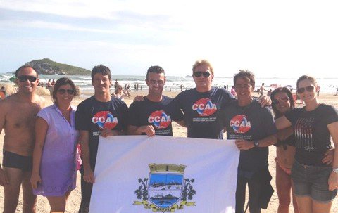 equipe-encara-desafio-em-garopaba-1 Atletas utilizarão a travessia como preparação para a próxima etapa do Estadual