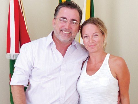 laguna-recebe-a-primeira-etapa-do-nacional-1 Juliana ganhou o apoio do prefeito Everaldo dos Santos na organização do evento.