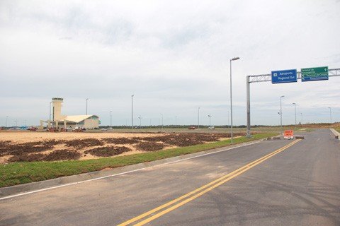 primeiro-voo-sera-neste-mes-1 O aeroporto vai atender 900 mil habitantes de 48 municípios das regiões de Tubarão, Criciúma e Araranguá