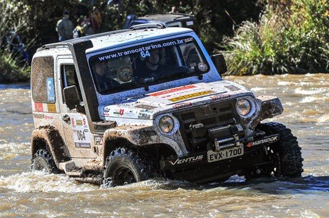 tubarao-disputara-o-titulo-da-5a-edicao-1 Dupla de Tubarão treina forte para a competição. Foto: Rally Transcatarina/Divulgação/Notisul