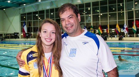 fernanda-delgado-segue-rumo-a-dubai-1 Fernanda, acompanhada do treinador Eduardo, participou do Campeonato Brasileiro Absoluto antes de viajar - Foto:ATN/Divulgação/Notisul