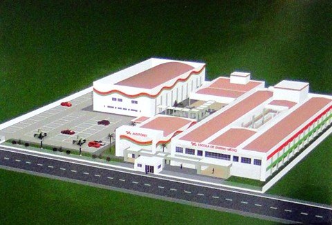 nova-escola-sera-construida-1 O projeto das 18 escolas segue um modelo igual de construção em todos os municípios contemplados.