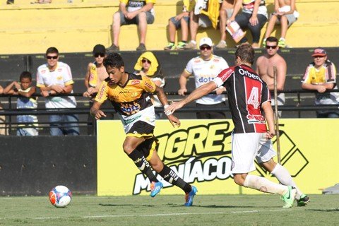 tigre-e-coelho-empatam-1 Equipes marcaram muito em partida disputada no Heriberto Hülse - Foto:Fernando Ribeiro/Criciúma E.C./Divulgação/Notisul
