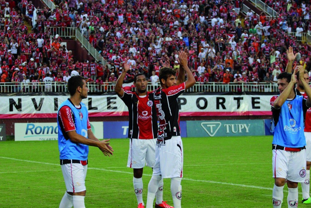 jec-bate-o-figueira-no-1o-jogo-da-final-1 Jogadores do Joinville partem para o desafio do próximo fim de semana com uma boa vantagem - Foto:Joinville E.C./Divulgação/Notisul