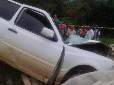 indigena-morre-na-sc-437-1 Eduardo da Silva tinha 30 anos e era da tribo Tekoá - Foto:Polícia Militar Rodoviária (PMRv) Grataval / Divulgação/Notisul