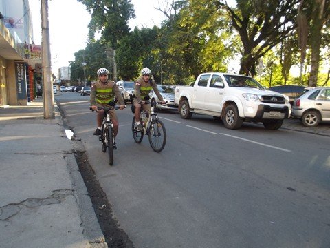 a-bike-patrulha-esta-de-volta-1 Flagrantes de furtos, roubos de veículos e auxílio nos acidentes de trânsito são alguns dos trabalhos executados pela bike patrulha