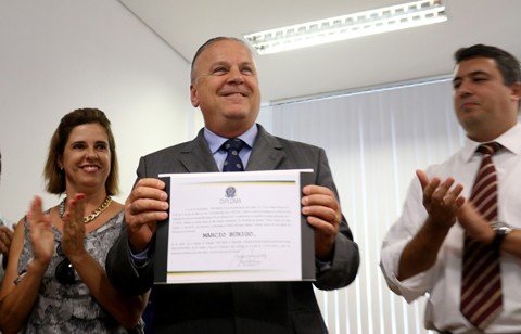 ministro-determina-volta-de-marcio-burigo-1 Márcio Búrigo assumiu como prefeito de Criciúma em 2013 - Foto:Lucas Sabino/Jornal da Manhã/Divulgação/Notisul