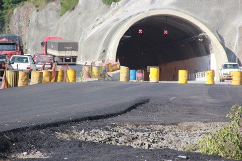 obras-complementares-estao-em-andamento-1 Os acessos (entrada e saída) para testes de carga e equipamentos já foram construídos - Foto:Muriel Albonico/Dnit/Divulgação/Notisul