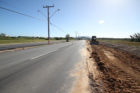 asfaltamento-esta-70-concluido-1 A previsão é que as pistas sejam liberadas até julho - Foto:Prefeitura de Laguna/Divulgação/Notisul