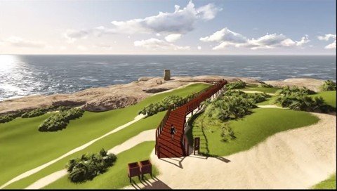 turismo-sera-potencializado-1 A primeira etapa do projeto deverá ser licitada nos próximos meses, com a construção do pórtico, dois mirantes, passarela de acesso à Pedra do Frade, mobiliários e o cabeamento subterrâneo - Foto:Reprodução/Notisul