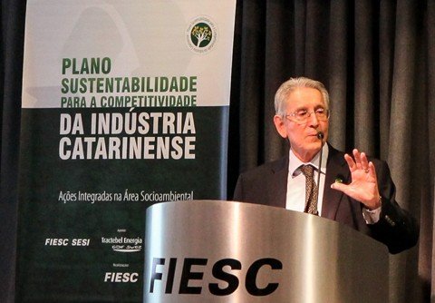 “Estamos mostrando que Santa Catarina tem que investir muito em infraestrutura e logística”, enfatizou o presidente da Fiesc, Glauco José Côrte  -  Foto:Heraldo Carnieri/Fiesc/Divulgação/Notisul