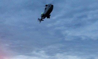 congestionamento-esta-previsto-1 Ontem à tarde, a rodovia ficou fechada durante alguns minutos para o pouso e decolagem de duas aeronaves da presidência - Foto:Polícia Rodoviária Federal de Tubarão/Divulgação/Notisul