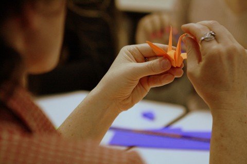 oficina-de-origami-e-hoje-1 Em sua segunda edição, a oficina ensina a arte tradicional japonesa - Foto:Prefeitura de Imbituba/Divulgação/Notisul