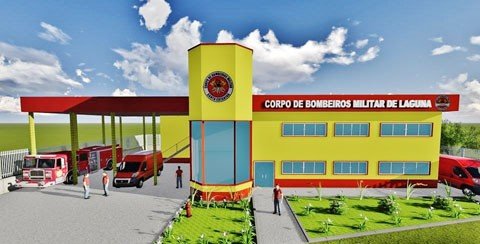 ordem-de-servico-sera-assinada-1 O novo espaço será construído ao lado do posto da Polícia Militar na SC-346, no bairro Portinho - Foto:Prefeitura de Laguna/Divulgação/Notisul
