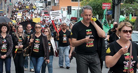 A greve completa quase dois meses   -  Foto:Divulgação/NotIsul