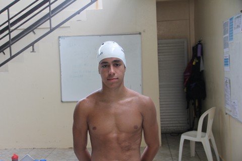 atletas-de-tubarao-disputarao-o-brasileiro-1 Nos Jogos Escolares Brasileiros, Marcos Antônio obteve a prata nos 100 metros livre e ajudou o grupo a sair com o bronze - Foto:Jailson Vieira/Notisul
