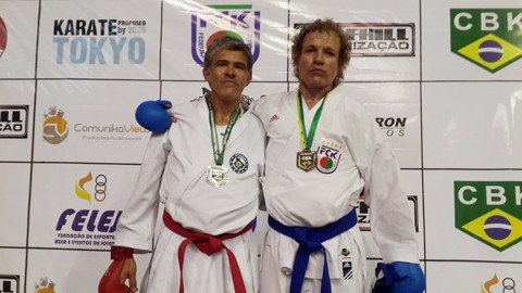 impacto-conquista-quatro-medalhas-1 Jurandir Guarezi (D) foi o destaque do primeiro dia de competição - Foto:KBS Assessoria/Divulgação/Notisul