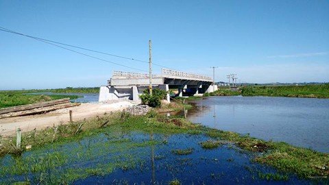Faz 60 dias que a obra está parada. - Foto: Juan Todescatt/Band SC/Divulgação/Notisul.
