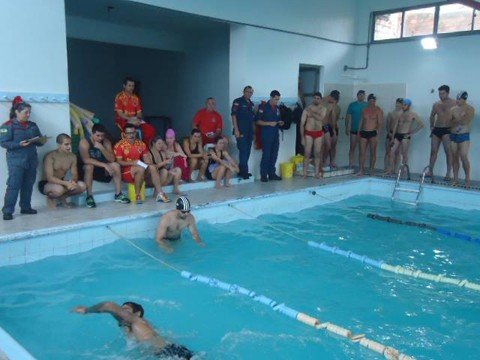 nomes-de-aprovados-sao-divulgados-1 Os candidatos participaram de atividades diversas no processo de seleção para o curso - Fotos: Corpo de Bombeiros Militar de Laguna/Divulgação/Notisul