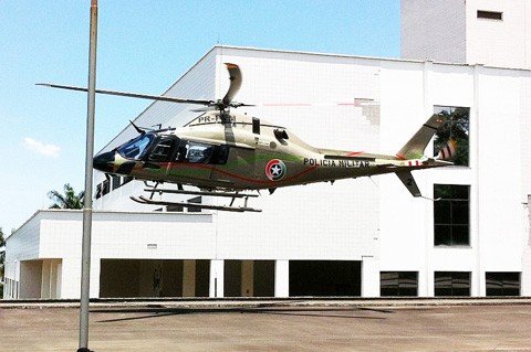 recem-nascido-e-transferido-de-helicoptero-1 O recém-nascido foi transportado pelo helicóptero de Imbituba para ao Hospital Materno Infantil de Santa Catarina, em Criciúma - Foto: Nei Manique/Engeplus/Notisul
