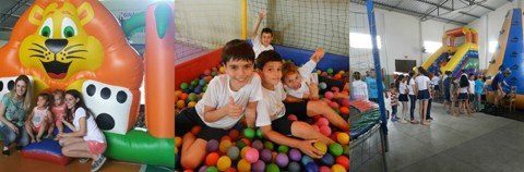 unidades-de-saude-promovem-evento-1 As crianças tiveram um dia com muitas brincadeiras em clima de festa de fim de ano - Foto:Divulgação/Notisul