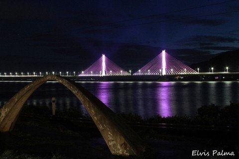 Desde a inauguração da ponte, nenhuma conta de luz foi paga  -  Foto: Elvis Palma/Divulgação/Notisul