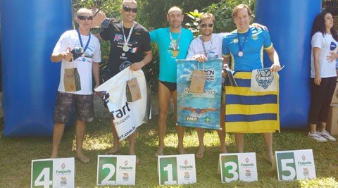 dupla-disputara-brasileiro-de-maratonas-1 Quarto colocado no catarinense, Alexandre (E) nadará com os melhores do Brasil neste domingo - Foto:ClickSul/Divulgação/Notisul