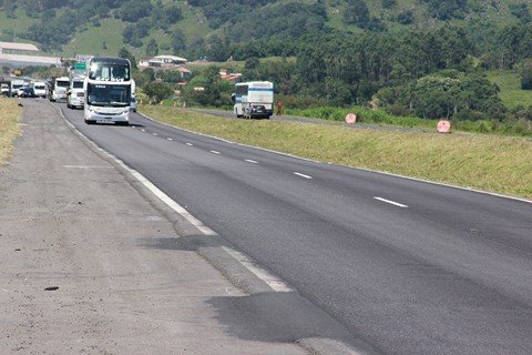 fiscalizacao-sera-redobrada-1 A operação tem o objetivo de evitar filas e acidentes de trânsito - Foto:Divulgação/Muriel Albonico/Esga/Dnit-SC/Notisul