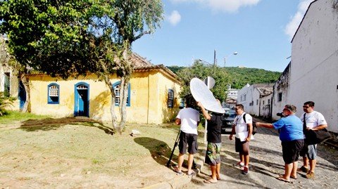 laguna-e-retratada-com-perfil-turistico-internacional-1 A Casa de Anita Garibaldi foi um dos locais filmados - Foto:Marco Bocão/Prefeitura de Laguna/Divulgação/Notisul