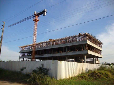 O prazo do término da obra era dezembro de 2015  -  Foto:Divulgação/Notisul