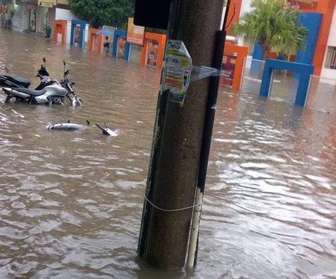 previsao-aponta-para-mais-chuvas-1 Rua Padre Bernardo Freüser (Centro) - Foto:Divulgação/Notisul
