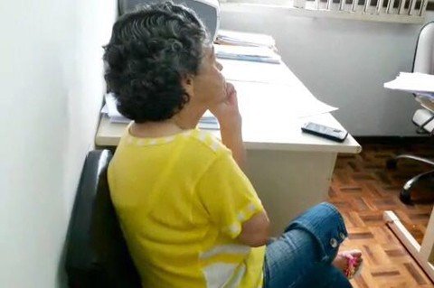suspeitas-devem-responder-pelo-crime-1 A idosa, ao depor ontem, não conseguiu lembrar com clareza o que ocorreu na instituição há alguns meses - Foto:PC de Laguna/Divulgação/Notisul