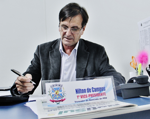 Vereador Nilton de Campos alerta sobre o limite de gastos com recursos humanos na prefeitura de Tubarão
