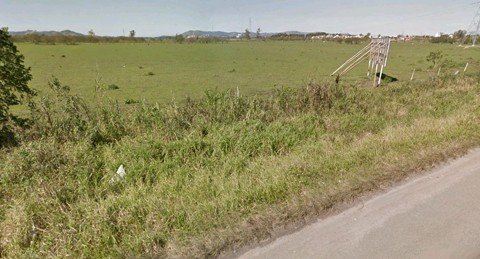 Área nas proximidades do principal acesso a São Bernardo, via SC-370, onde está previsto um novo CEI  -  Foto:Divulgação/Notisul