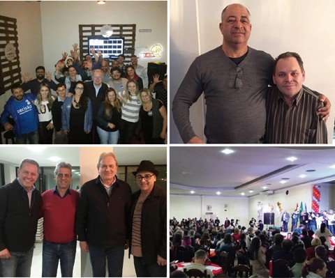 candidatos-partem-para-o-corpo-a-corpo-1 Quatro candidatos têm menos tempo para disputar a preferência de cerca de 65 mil eleitores na Cidade Azul - Fotos:Divulgação/Notisul