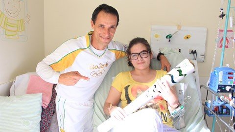 Condutor compartilha espírito olímpico