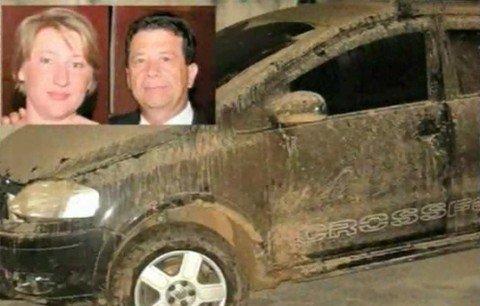 pm-que-confessou-assassinato-vai-a-juri-em-28-dias-1 Carro do policial foi encontrado abandonado a poucos metros onde estava o corpo da professora Hannelore - Fotos:Divulgação/Notisul
