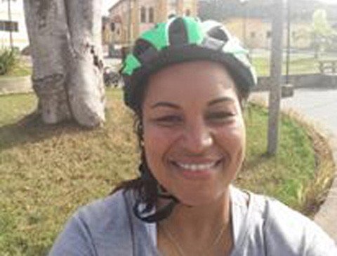 a-professora-forte-no-pedal-1 Juliana, de 32 anos, tem 3 filhos e busca sempre uma vida saudável por meio de dos exercícios físicos - Foto:Arquivo pessoal/Divulgação/Notisul