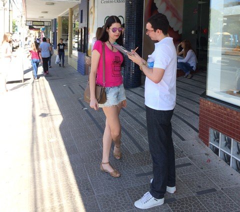 A campanha foi realizada pelos alunos de medicina da Unisul que fazem parte da International Federation of Medical Students’ Associations (IFMSA), a maior organização estudantil do mundo. - Foto: Divulgação/Notisul.