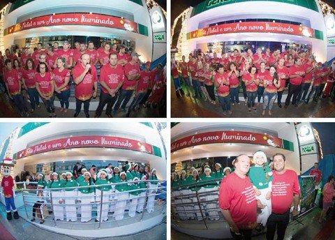 cooperativa-apresenta-resultados-a-populacao-1 Evento festivo reuniu centenas de pessoas em frente à cooperativa de eletrificação para celebrar o Natal. - Fotos: Cerbranorte/Divulgação/Notisul