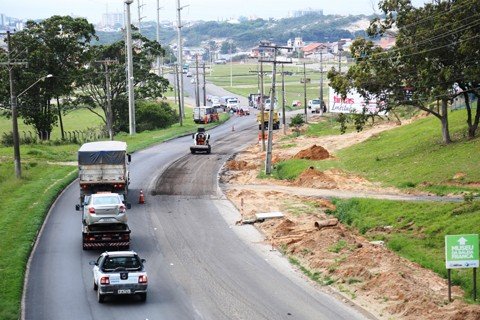 pistas-serao-liberadas-ate-o-dia-9-de-janeiro-1 Obra foi efetivada em setembro. Pistas ficaram bloqueadas por cerca de um mês. - Foto: Emanuelle Querino Alves de Aviz/Prefeitura de Imbituba/Divulgação/Notisul.
