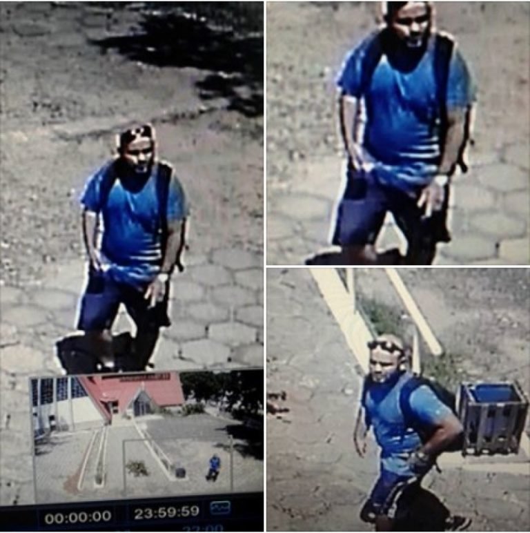 Câmeras flagram ação de criminoso em paróquia de Criciúma