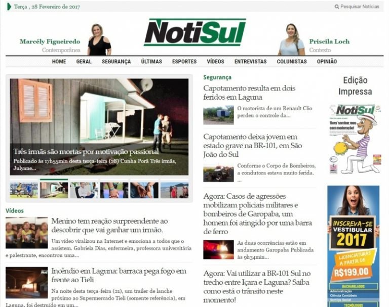 Portal fecha mês com 1,9 milhão de visualizações